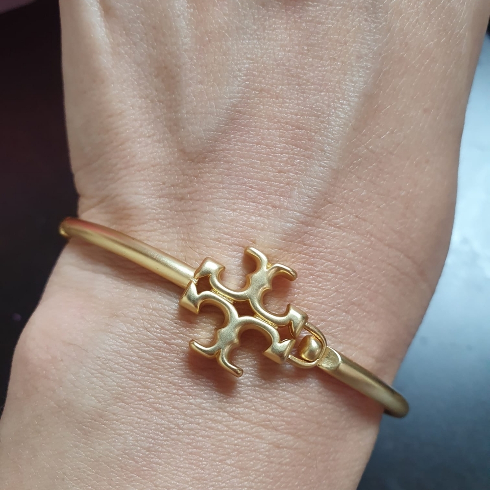 Tory Burch Logo Bangle Bracelet